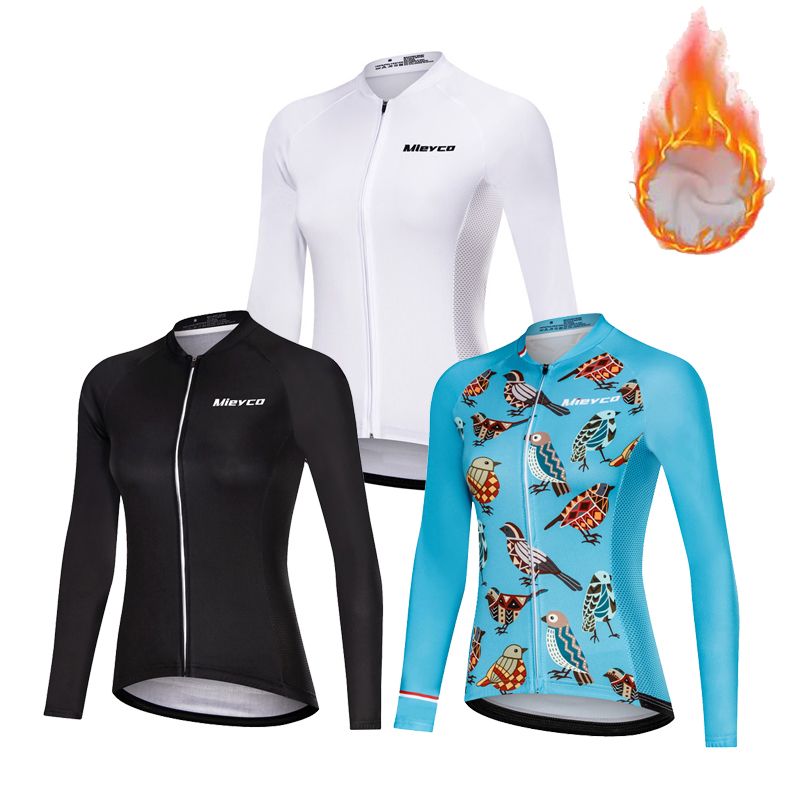 Winter Clothing Pinterest - Mieyco-fleece fietsshirt voor dames, lange mouwen,