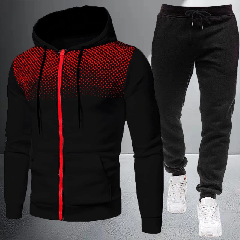 Winter Clothing Equipment - Herfst Winter High-end Herenjas Trainingspak Casual