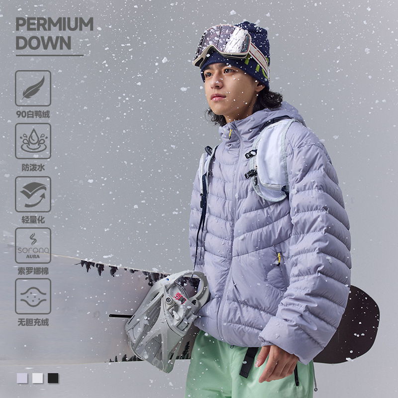 Puffer Jacket Women Down - Kwaliteit Waterdichte 90% Witte Donsjack Mannen
