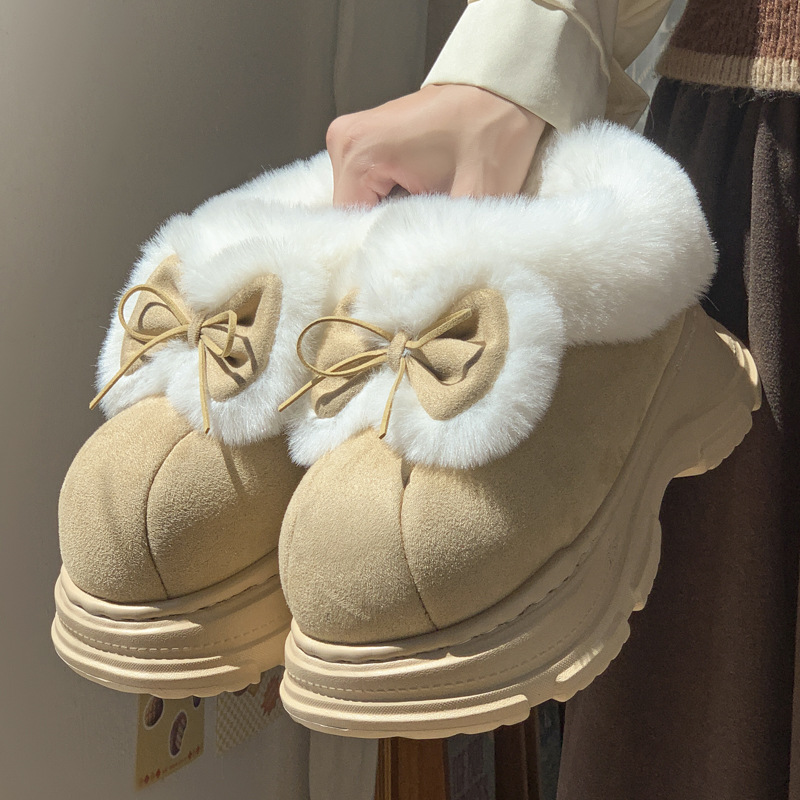 Warme namaakbont pluizige pant - Winter Clothing Korea recensie en prijs