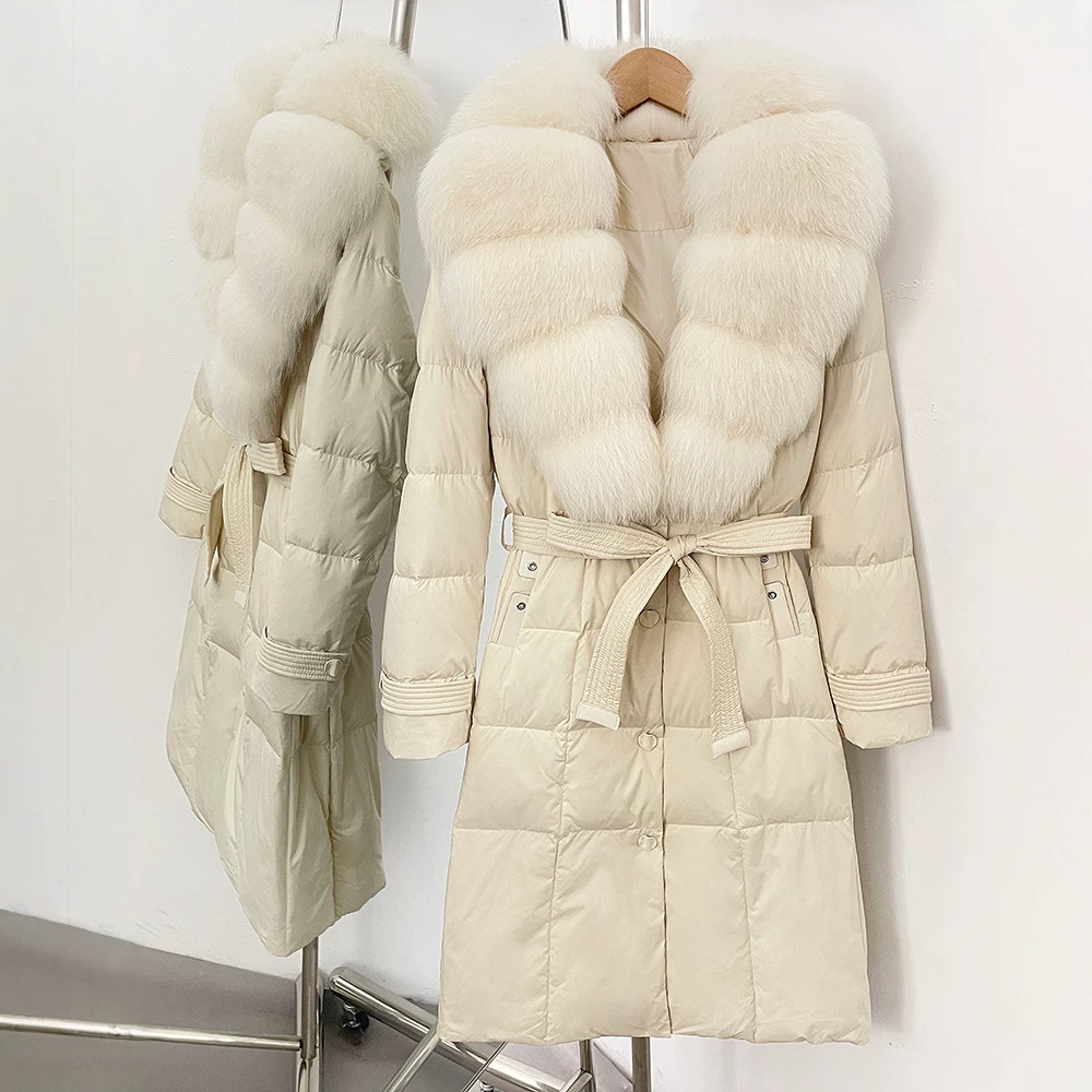 Warme damesjas van echt bont,  - Puffer Jacket Women Down recensie en prijs