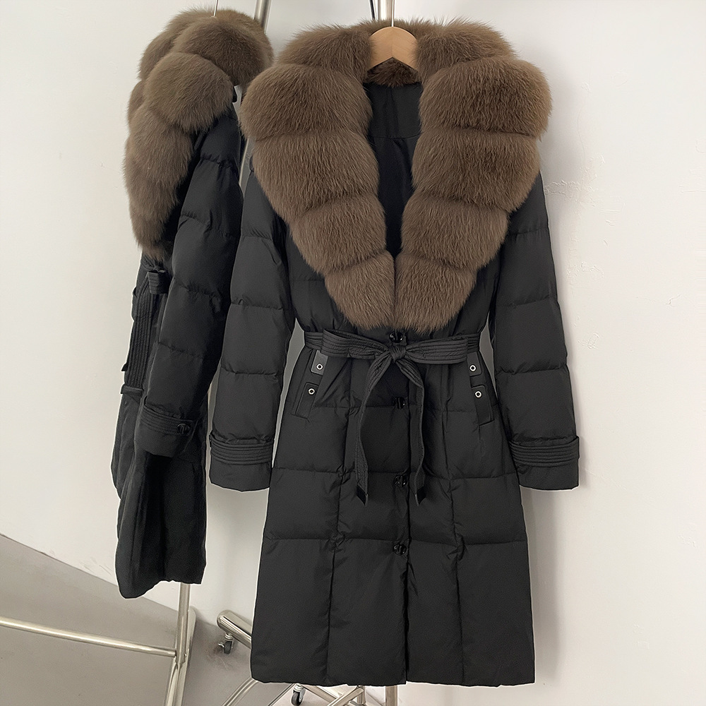 Warme damesjas van echt bont,  - Puffer Jacket Women Down recensie en prijs