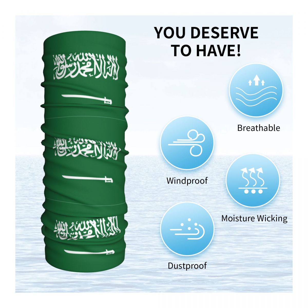 Saudi Arabië Vlag Bandana Neck - Wool Balaclava Knit recensie en prijs